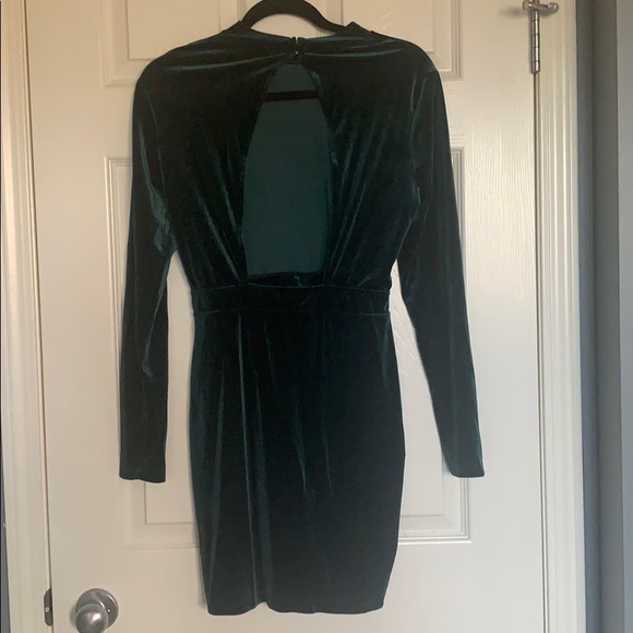 COPY - Velvet emerald backless dress! - Picture 2 of 2